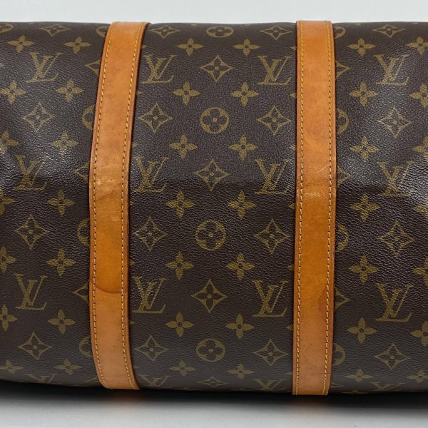 1000069923578 12 Louis Vuitton Keepall Bandouliere 50 Boston Bag Monogram Brown