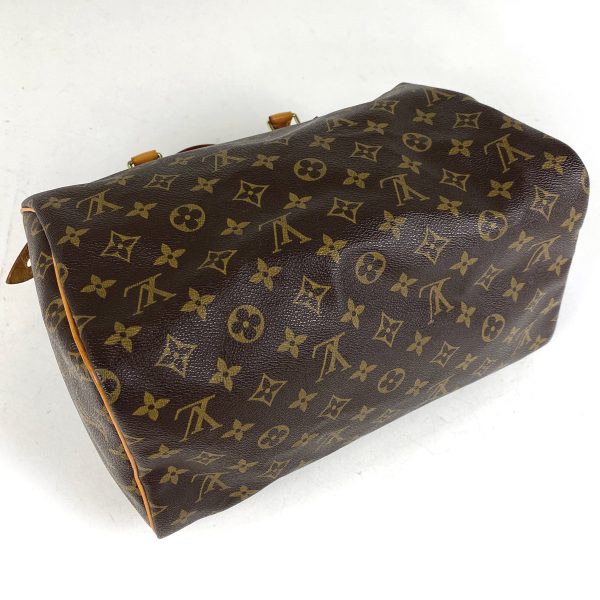 1000070036199 12 Louis Vuitton Speedy Boston Handbag Monogram Brown