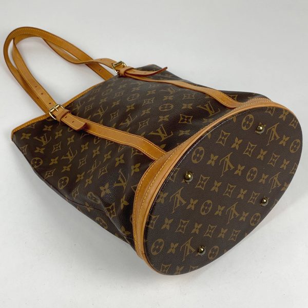 1000070037486 12 Louis Vuitton Bucket GM Shoulder Bag Monogram Brown