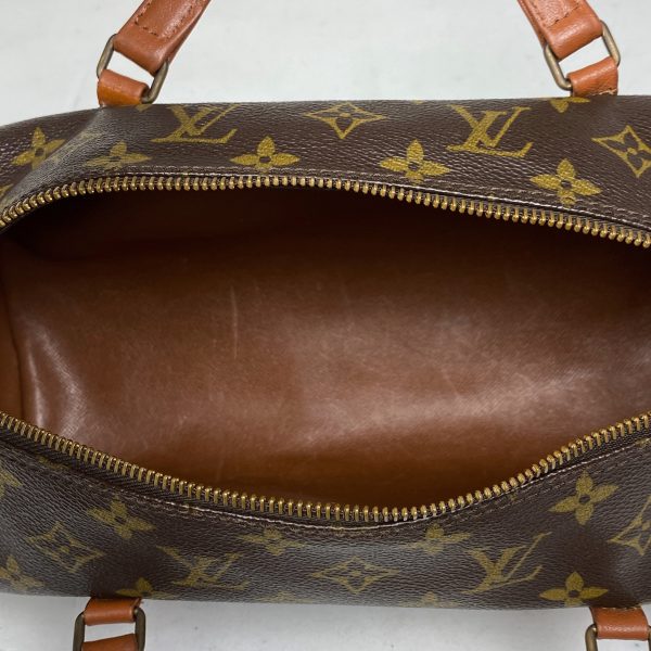 1000070037516 17 Louis Vuitton Cylindrical Old Handbag Monogram Brown