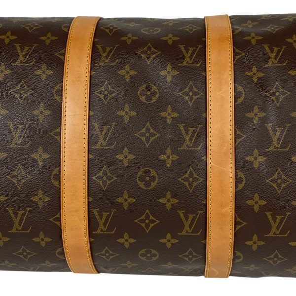 1000070041414 12 Louis Vuitton Bandouliere 50 Boston Bag Monogram Brown