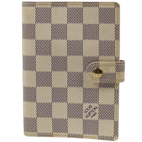 1000070083612 11 Louis Vuitton Agenda PM Notebook Cover Damier White