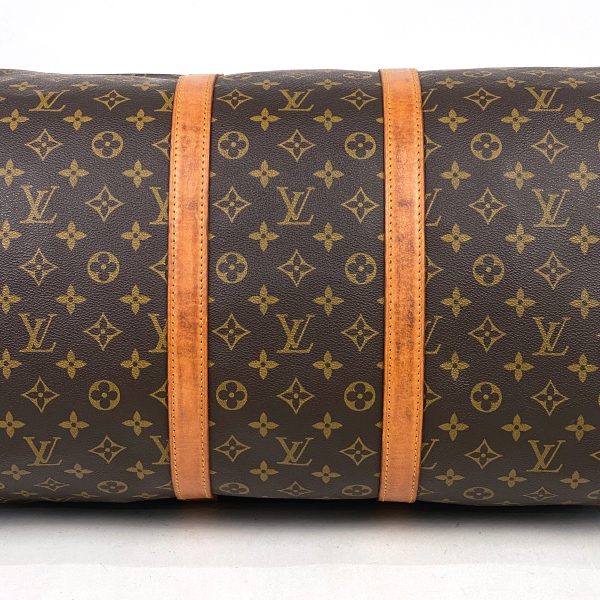 1000070098661 12 Louis Vuitton Keepall 55 Monogram Boston Bag Brown