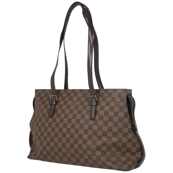 1000070099323 11 Louis Vuitton Chelsea Tote Bag Damier Brown