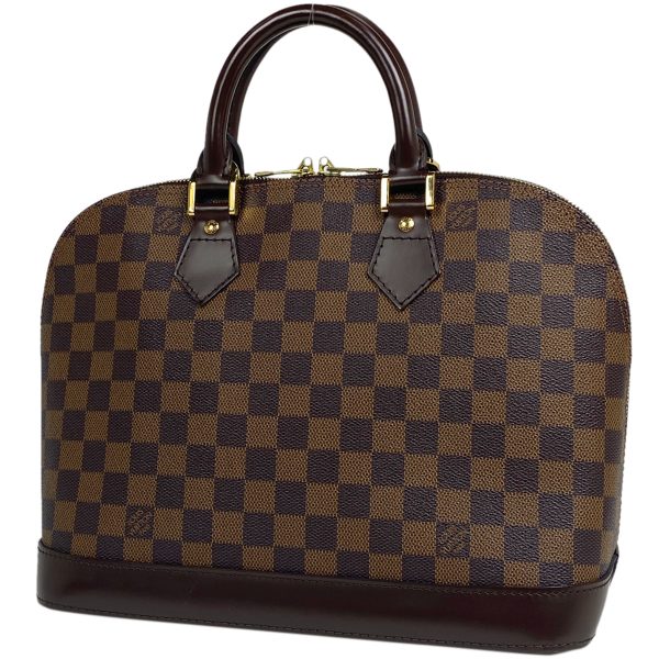 1000070101781 11 Louis Vuitton Alma Commuter Handbag Damier Brown