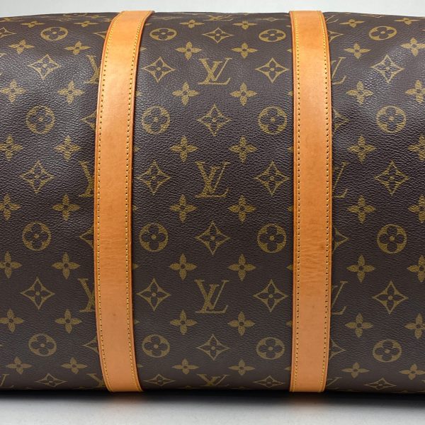 1000070106700 12 Louis Vuitton Keepall Bandouliere 55 Monogram Brown