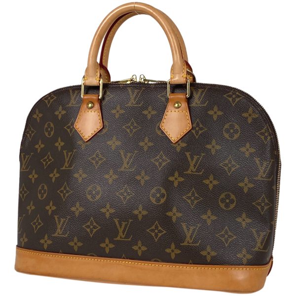 1000070121413 11 Louis Vuitton Alma Monogram Handbag Brown