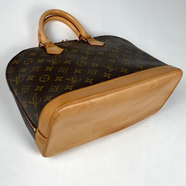 1000070121413 12 Louis Vuitton Alma Monogram Handbag Brown