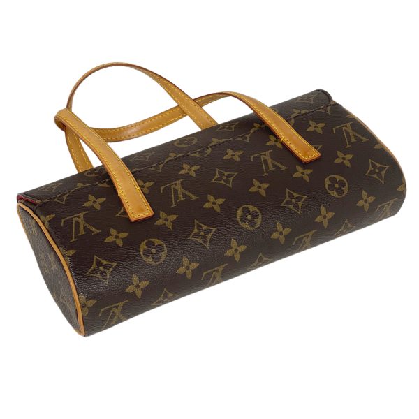 1000070137681 12 Louis Vuitton Sonatine Handbag Monogram Brown