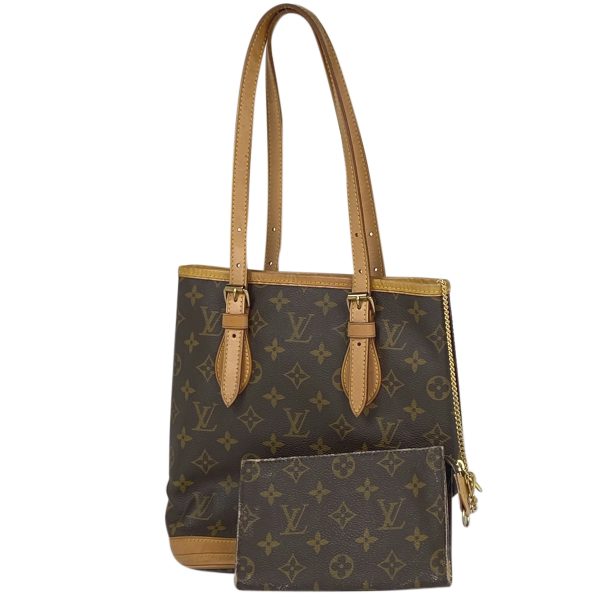 1000070164342 11 Louis Vuitton Petit Bucket PM Tote Bag Monogram Brown