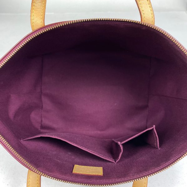 1000070322674 16 Louis Vuitton Bellevue PM Monogram Enamel Handbag Violet