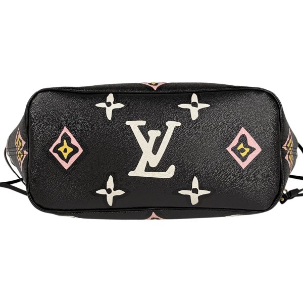 1000070347585 14 Louis Vuitton Neverfull MM Wild at Heart Tote Bag Monogram Black