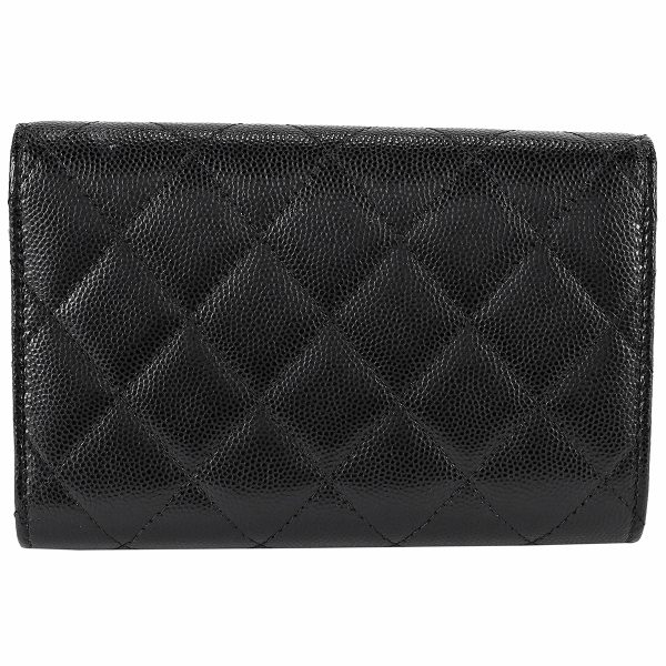 1000070347646 03 Chanel Cocomark Card Case Leather Black