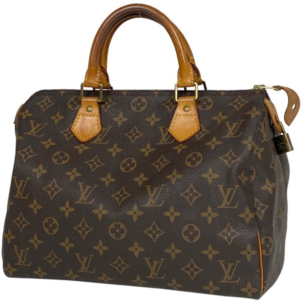 1000070475424 11 Louis Vuitton Speedy 30 Boston Bag Monogram Brown