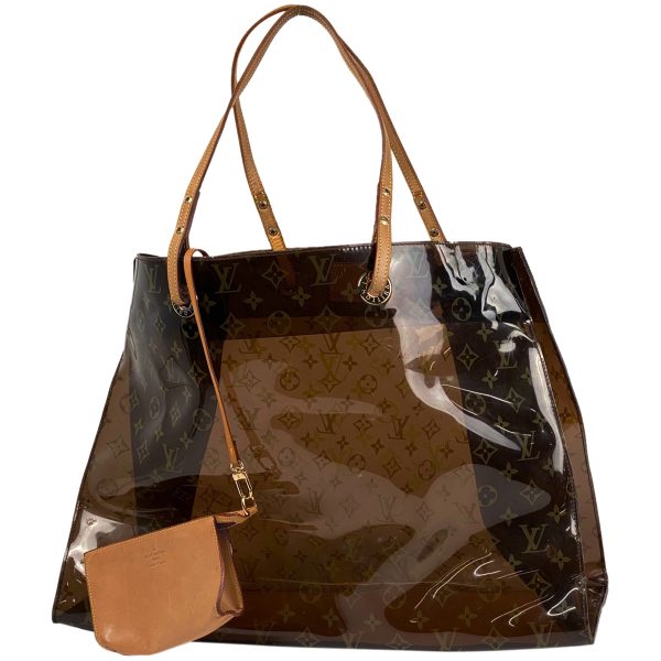 1000070573144 11 Louis Vuitton Hippo Cruise Pool Bag Monogram Vinyl Brown Clear