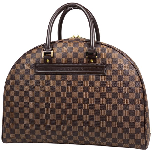 1000070589862 11 Louis Vuitton Nolita 24 Bowling Bag Damier Brown