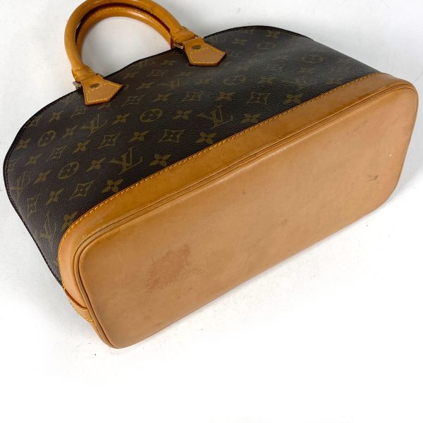 1000070900032 12 Louis Vuitton Alma Handbag Monogram Brown