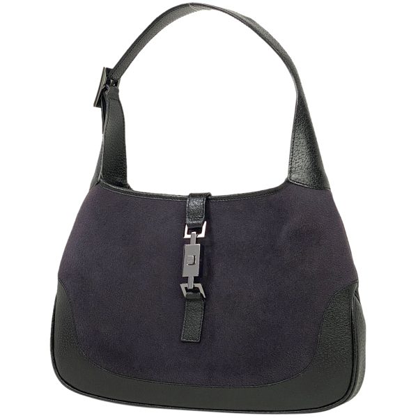 1000070970073 11 Gucci Jackie Line Shoulder Bag One Shoulder Wool Purple