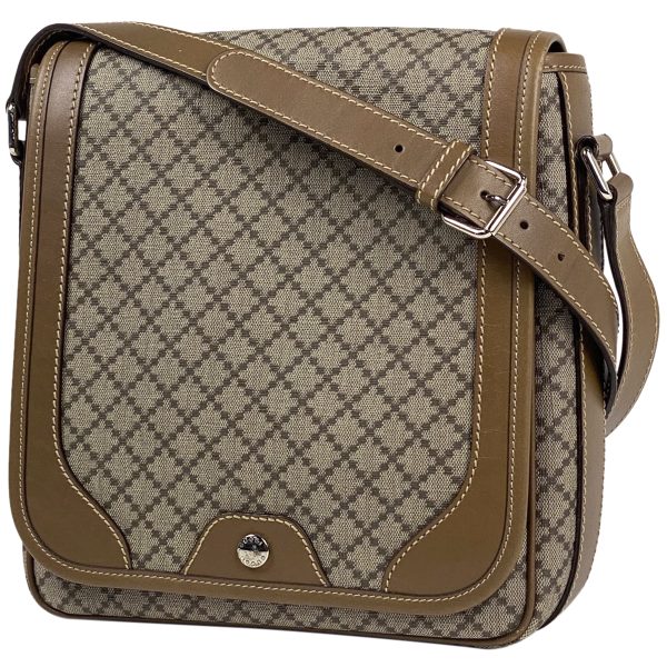 1000070990088 11 Gucci Diamante Shoulder Bag Crossbody Coated Canvas Womens Beige