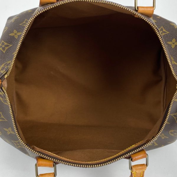 1000070995243 17 Louis Vuitton Speedy 35 Boston Bag Monogram Brown