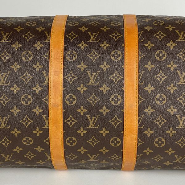 1000071020807 12 Louis Vuitton Keepall 55 Travel Bag Monogram Brown