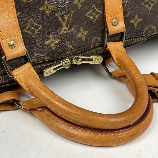 1000071020807 18 Louis Vuitton Keepall 55 Travel Bag Monogram Brown