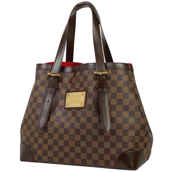 1000071084700 11 Louis Vuitton Hampstead MM Tote Bag Damier Brown