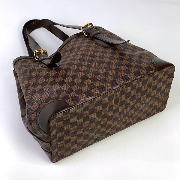 1000071084700 12 Louis Vuitton Hampstead MM Tote Bag Damier Brown