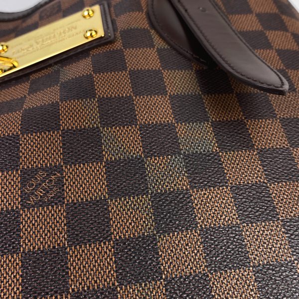 1000071084700 15 Louis Vuitton Hampstead MM Tote Bag Damier Brown