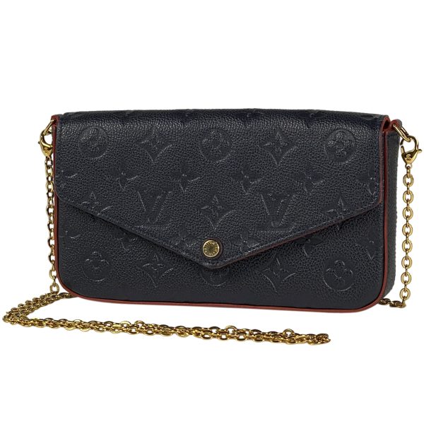 1000071490310 11 Louis Vuitton Chain Wallet Shoulder Bag Black