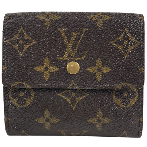 1000071506646 11 Louis Vuitton Porte Monet Bier Credit Coin Purse Bifold Wallet Monogram Brown