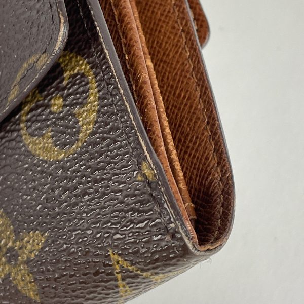 1000071506646 14 Louis Vuitton Porte Monet Bier Credit Coin Purse Bifold Wallet Monogram Brown