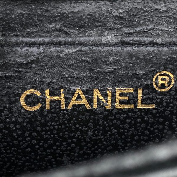 1000071506936 25 Chanel Mini Matelasse Single Flap Chain Shoulder Bag Coco Mark Leather Blac