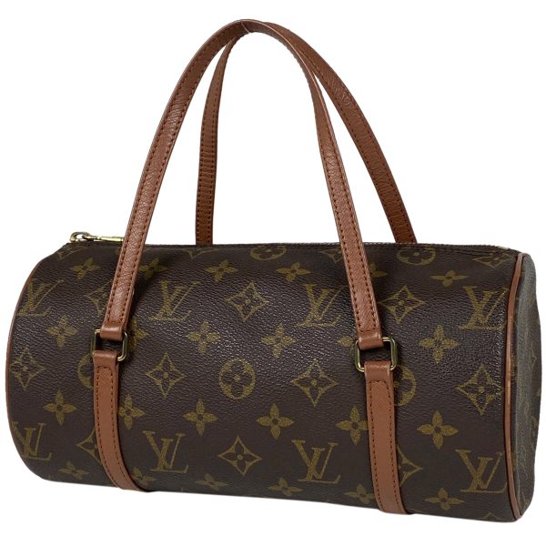 1000071693407 11 Louis Vuitton Papillon 26 Monogram Tube Handbag Brown