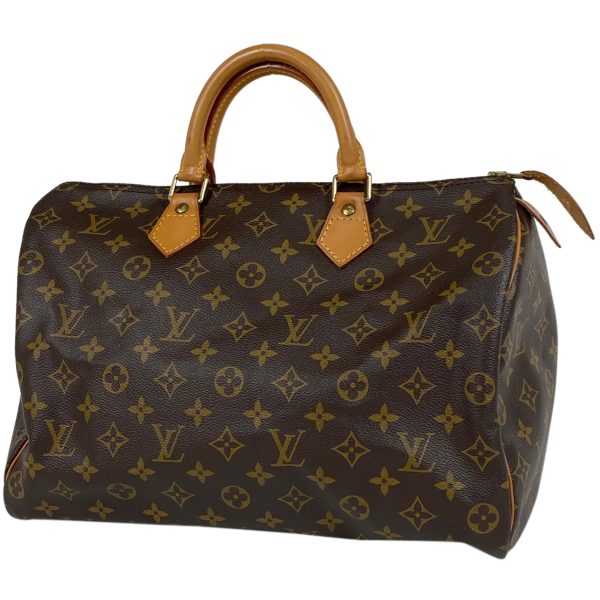 1000071703786 11 Louis Vuitton Speedy Boston Bag Monogram Brown