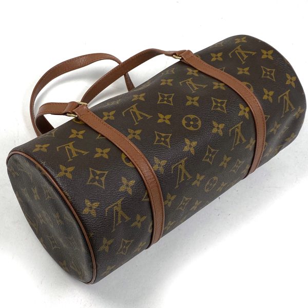 1000071722893 12 Louis Vuitton Papillon 30 Monogram Barrel Bag Black