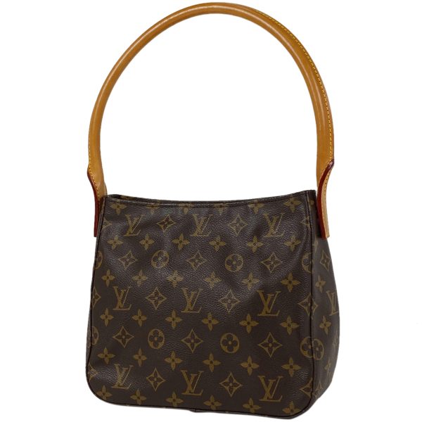 1000071745281 11 Louis Vuitton Looping MM Monogram Shoulder Bag Brown