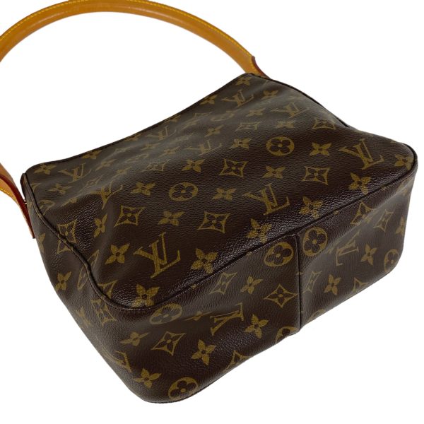 1000071745281 12 Louis Vuitton Looping MM Monogram Shoulder Bag Brown