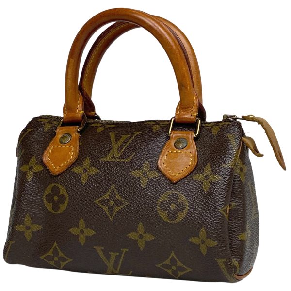 1000071754764 11 Louis Vuitton Mini Speedy Monogram Shopping Handbag Brown