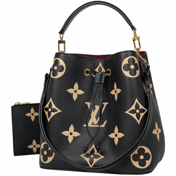 1000071754856 11 Louis Vuitton Neonoe MM Monogram Empreinte 2WAY Shoulder Bag Crossbody Black