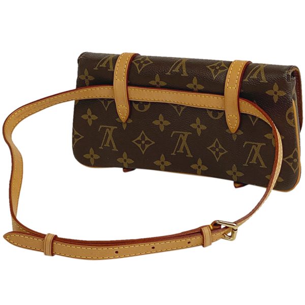 1000071758410 12 Louis Vuitton Pochette Marel Waist Pouch Monogram Brown