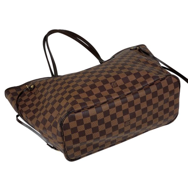 1000071765111 12 Louis Vuitton Neverfull MM Shoulder Bag Damier Brown