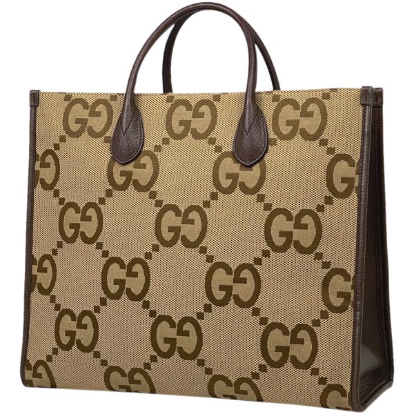 1000071781395 11 Gucci Jumbo GG Canvas Tote Bag Brown