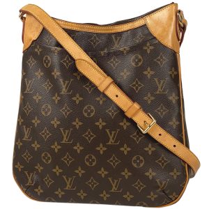 1000071792117 11 Louis Vuitton Cité GM Monogram Shoulder Bag Brown