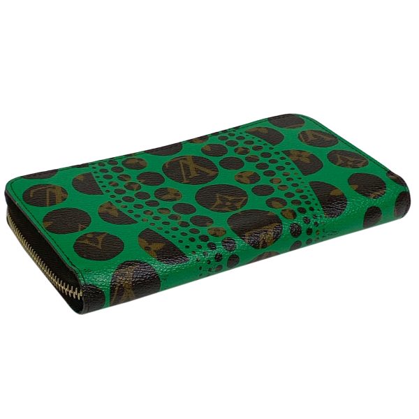 1000071842546 12 Louis Vuitton Kusama Pumpkin Dot Long Wallet Monogram Green