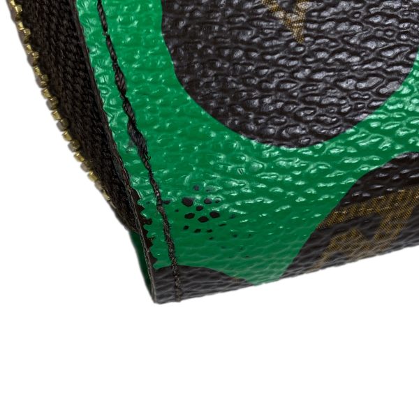 1000071842546 13 Louis Vuitton Kusama Pumpkin Dot Long Wallet Monogram Green