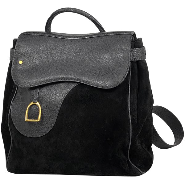 1000071843024 11 Gucci Suede Rucksack Backpack Old Gucci Leather Black