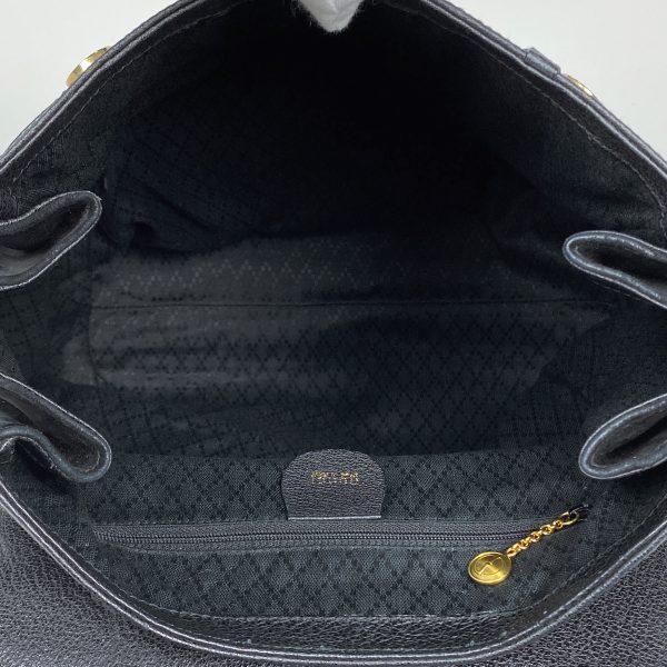 1000071843024 18 Gucci Suede Rucksack Backpack Old Gucci Leather Black