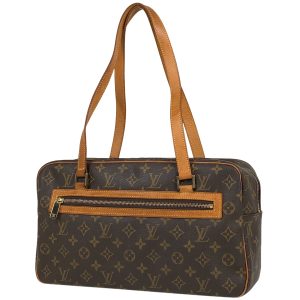 1000071891193 11 Louis Vuitton Montaigne BB Monogram Canvas Brown Shoulder Bag Handbag