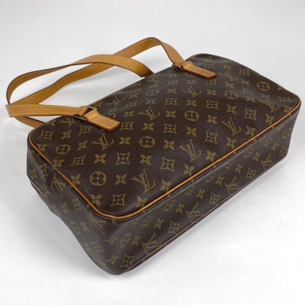 1000071891193 12 Louis Vuitton Cité GM Monogram Shoulder Bag Brown